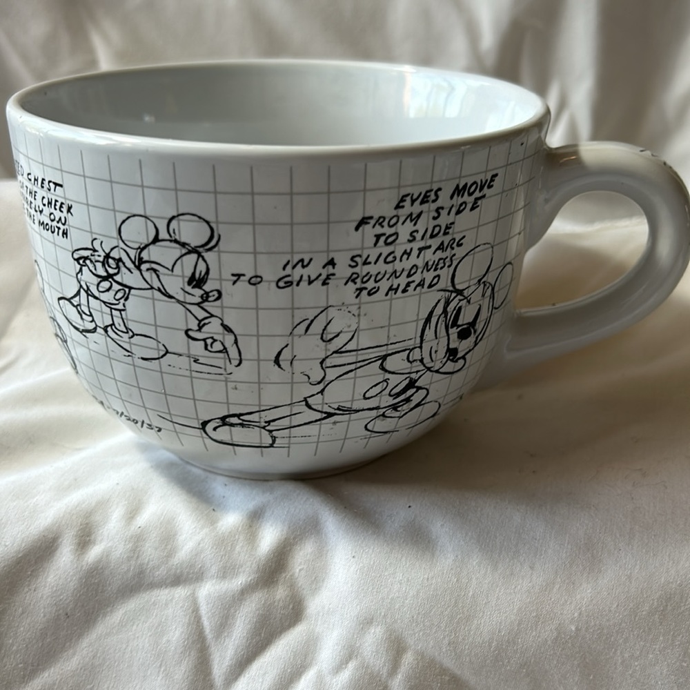 R Squared Zrike Brands Disney Sketchbook Mickey Soup Cup - Picture 3 of 6